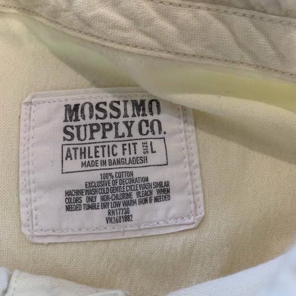 Mossimo Yellow Casual Button-Down Shirt - Picture 4 of 5